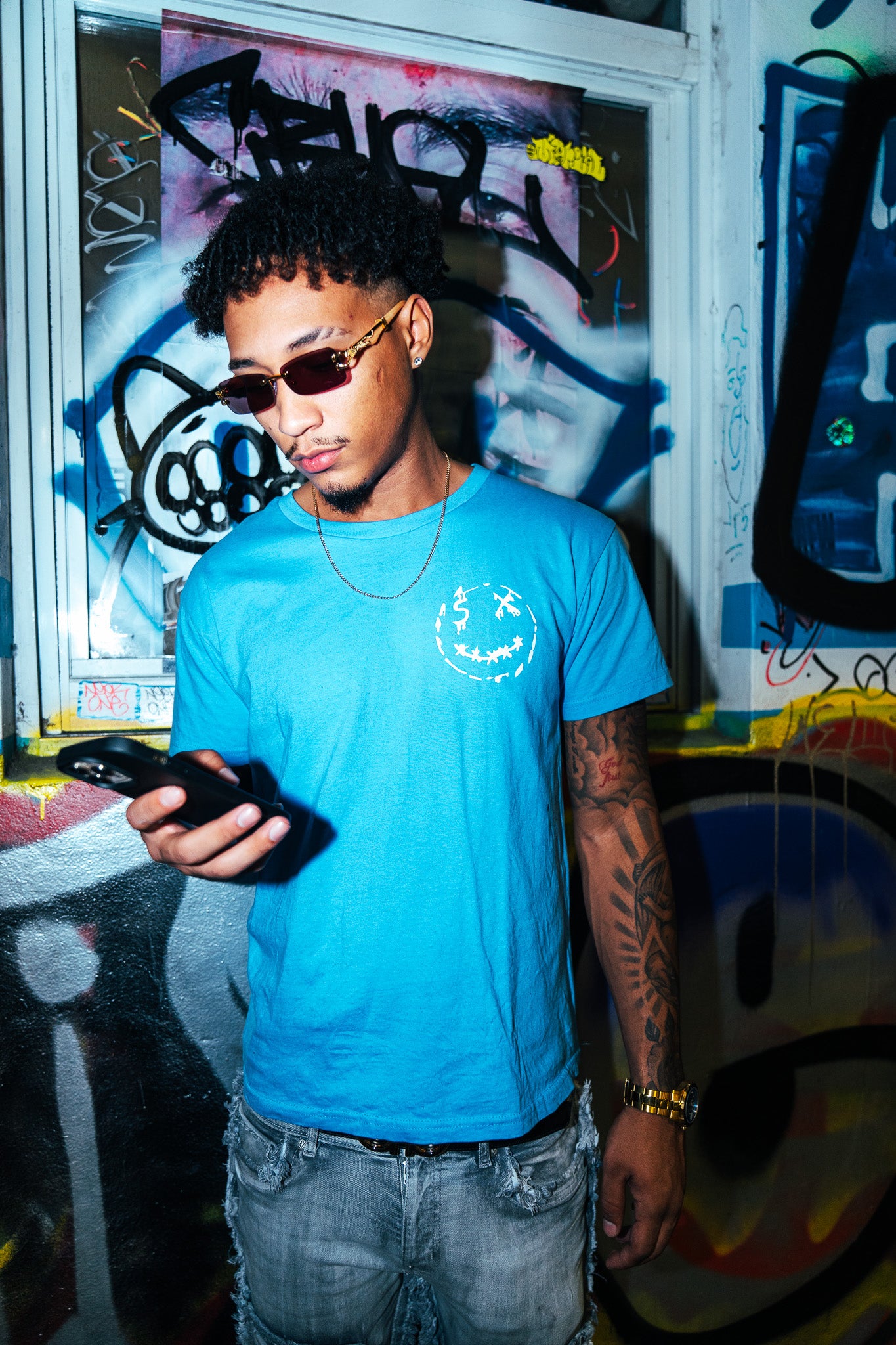 SalazarXssentials NC Blue Shirt