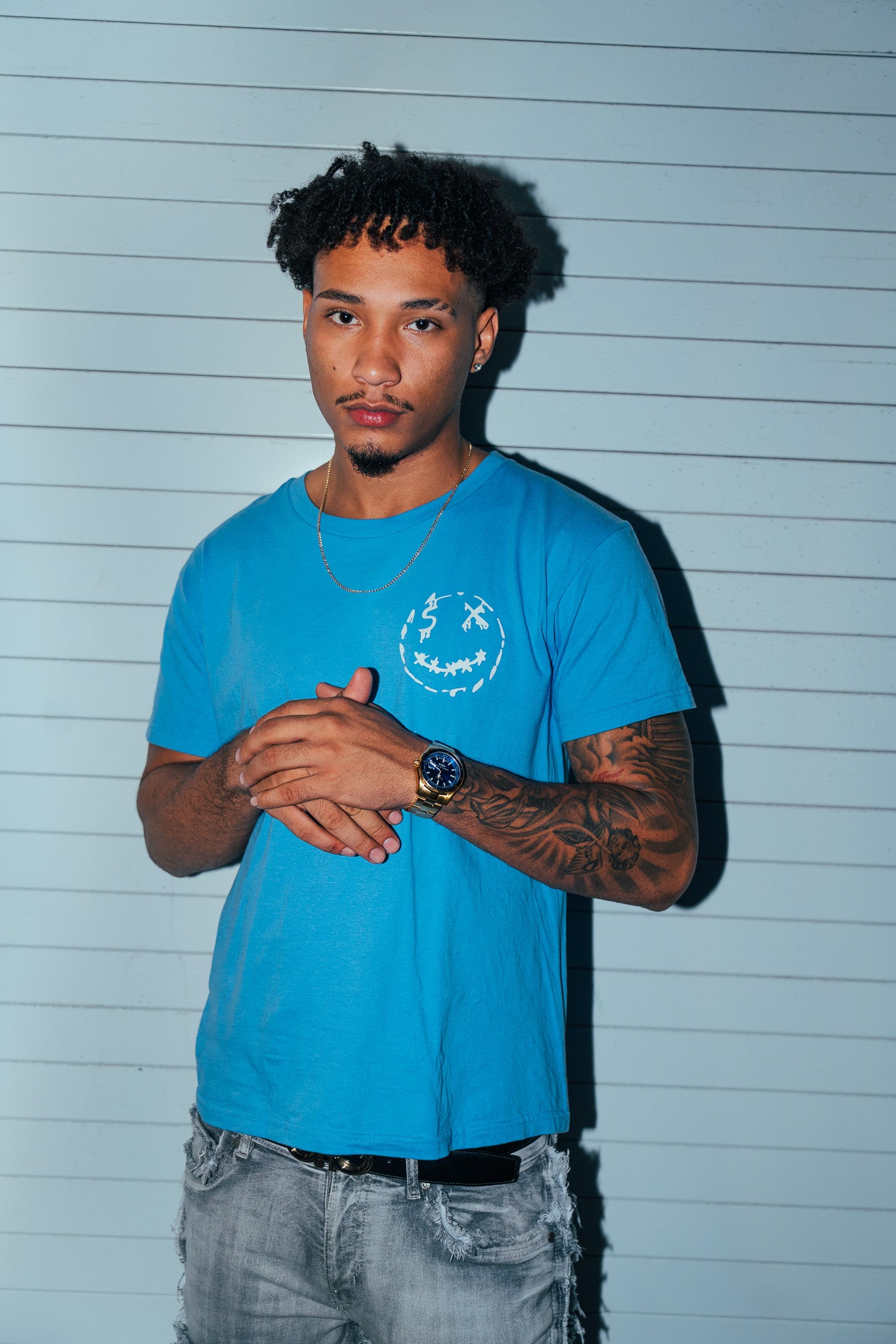 SalazarXssentials NC Blue Shirt